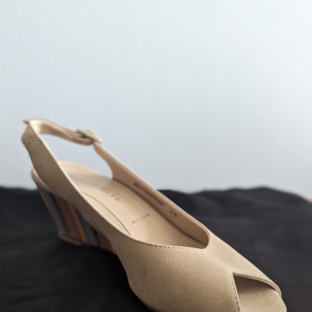 Colorful Wedge Sandals - Picture 4 of 9
